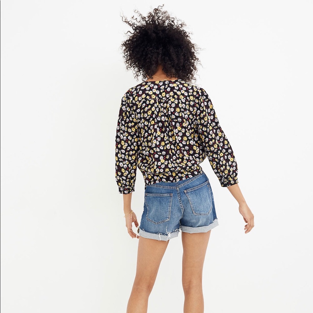 🌟Host Pick🌟Madewell French Wrap V Neck Blouse/Wrap - Picture 2 of 7